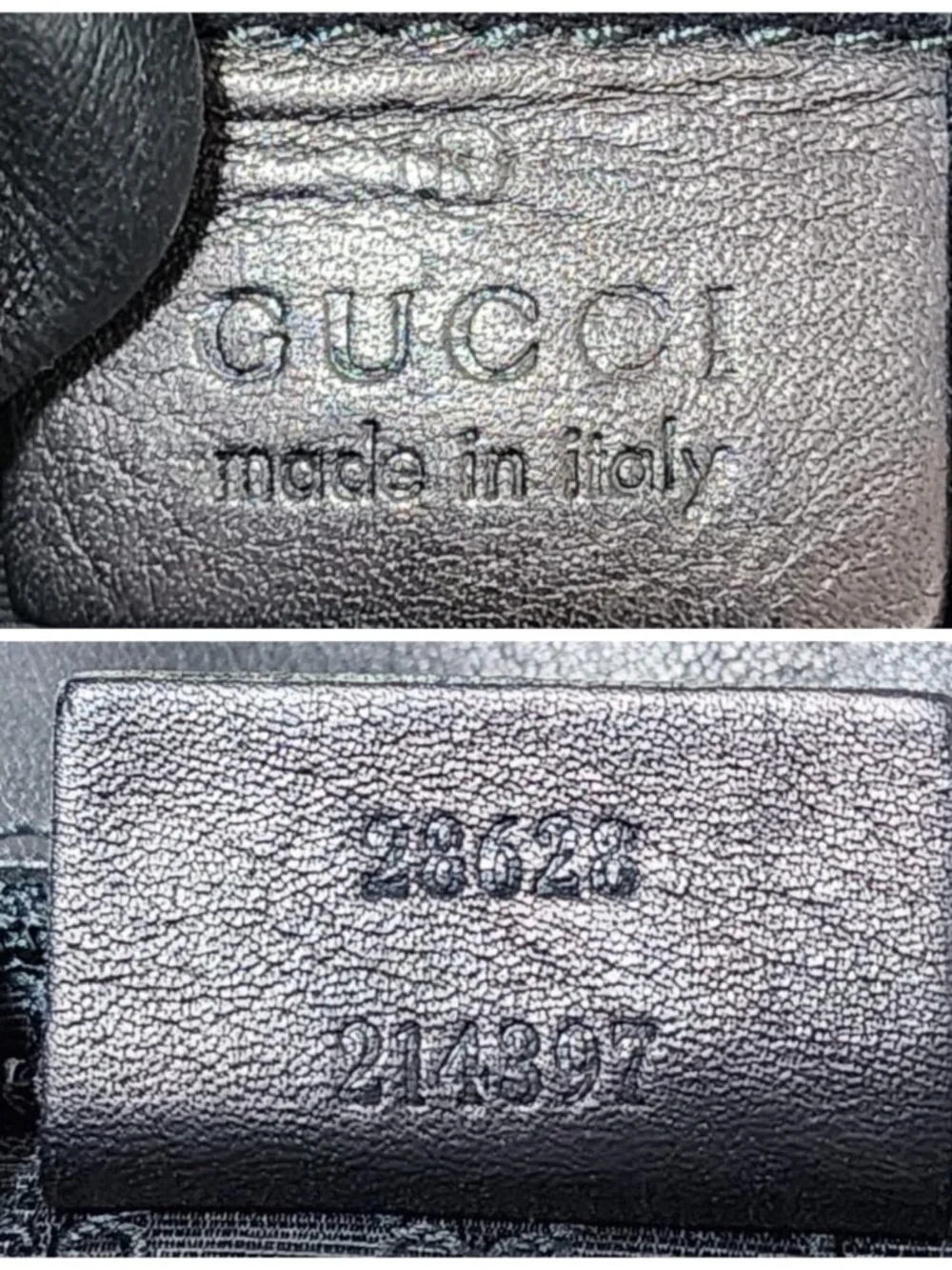 Authentic GUCCI Vintage Jackie Hobo Denim Bag Black